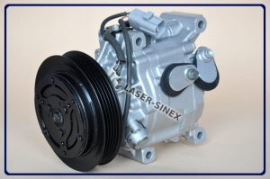 Kompresor klimatyzacji samochodowej TOYOTA Yaris 1.4 D4-D ( 2001 - 2005 ), regenerowana sprężarka auto-klimatyzacji DENSO SCSA06C, klimatyzacja samochodowa sklep (78612)