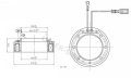 elektromagnes sprężarki klimatyzacji HS15, HS17, HS18, elektromagnes kompresora, wymiary.jpg