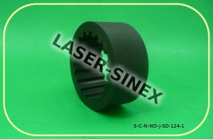 Gumka amortyzująca do sprzęgła sprężarki klimatyzacji 7SEU16C w samochodach VW T5, Touareg, łącznik elastyczny (SD-124-1)