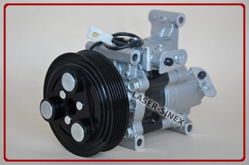 kompresor autoklimatyzacji Mazda 2 (2007 - ), nowa sprężarka układu chłodzenia PANASONIC V08A1AC4AD, kompresory do klimatyzacji samochodowej