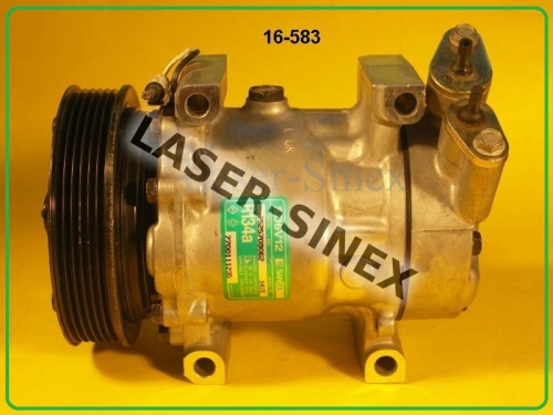 Kompresor klimy RENAULT Clio II, Kangoo, Megane, Scenic, rocznik od 1997 - Sprężarki klimy SANDEN SD6V12 ORYGINALNA, OEM 7700111235 , 7701499970.JPG