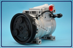 Kompresor do klimatyzacji HYUNDAI i10 1.2 ( 10.2007 - ), regenerowany kompresor klimatyzacji samochodowej typu HS09, kompresor układu auto klimatyzacji, części zamienne klimatyzacji samochodowej ( F500-QQ7AA-02 )