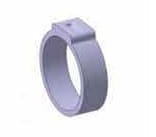 Stalowa opaska zaciskowa typu BURGACLIP do węży 10 mm (13/32")