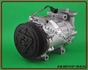 Kompresor klimatyzacji samochodowej FORD Fiesta 1.6 TDCi, Fusion 1.6 TDCi, regenerowana sprężarka autoklimatyzacji SANDEN SD7V16 OEM: 1334194, 1258381, 13191955, 1854113, 1854158, części do klimatyzacji samochodowej