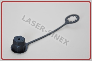 Nakrętka na port serwisowy z nowym czynnikiem 1234yf (M8x1), kapturek na adapter serwisowy z mocowaniem do portu serwisowego, korek portu serwisowego, części zamienne klimatyzacji Łódź (UP-015)