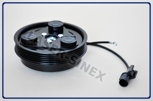 sprzęgło sprężarki klimatyzacji samochodowej HALLA HS15 / HS18, nowe sprzęgło elektromagnetyczne kompresora do HYUNDAI / KIA, klimatyzacja samochodowa sklep