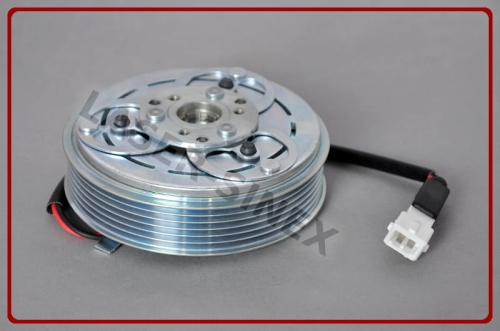 sprzęgło elektromagnetyczne sprężarki klimatyzacji ZEXEL DKS17D, nowe sprzęgło pompy klimatyzacji VOLVO, klimatyzacja samochodowa sklep Łódź