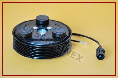 sprzęgło sprężarki klimatyzacji HALLA/HCC HS18, nowe sprzęgło elektromagnetyczne kompresora do samochodów HYUNDAI, KIA, części do klimatyzacji samochodowej