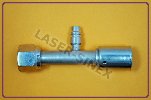 złącze aluminiowe z portem serwisowym niskiego ciśnienia, żeńskie proste, o-ring, gwint 7/8"-14, 10-10, końcówka z gwintem wewnętrznym do przewodów gumowych, końcówki, złącza, węże do klimatyzacji