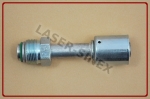 Złącze serwisowe aluminiowe męskie proste, o-ring, gwint 1 1/16"-16, 12-12, złącza serwisowe do naprawy układu klimatyzacji (ZS-104)