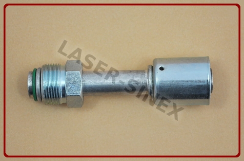 złącze serwisowe aluminiowe męskie proste, o-ring, gwint 1 1/16"-16, 12-12