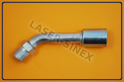 złącze serwisowe aluminiowe męskie 45°, gwint 7/8"-14, 10-10, złączka do klimatyzacji, części do naprawy klimatyzacji