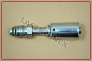 Złącze serwisowe aluminiowe męskie proste, o-ring, gwint 5/8"-18, 6-6, złącze do naprawy układu klimatyzacji, klimatyzacja samochodowa części Łódź (ZS-101)