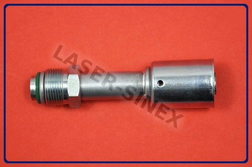 złącze serwisowe aluminiowe męskie proste, o-ring, gwint 3/4"-18, 8-8, złącza aluminiowe do naprawy klimatyzacji, autoklimatyzacja części Łódź