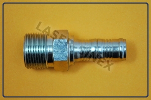 Złącze proste typu BURGACLIP na opaski zaciskowe, bez o-ringu, męskie gwint 1 1/16"-14, rurka 12-12, końcówka do węży z gwintem zewnętrznym do układu klimatyzacji, autoklimatyzacja części Łódź (ZS-241)