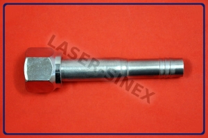 Złącze serwisowe aluminiowe proste frezowane bez skuwki, rurka 10-10, o-ring, gwint 7/8"-14, złącze serwisowe do przewodów klimatyzacji, złączki do węży klimatyzacji w samochodzie (ZS-140)