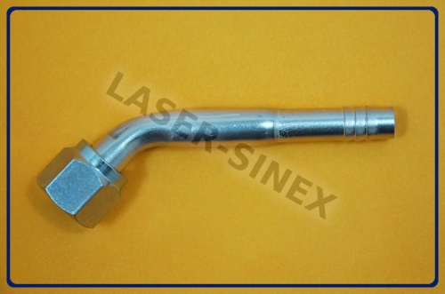 złącze serwisowe aluminiowe kątowe frezowane bez skuwki, 45°, rurka 8-8, o-ring, gwint 3/4"-16, złącze serwisowe kątowe do przewodów gumowych, klimatyzacja samochodowa sklep.JPG