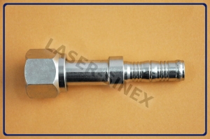 Złącze proste typu BURGACLIP na opaski zaciskowe, o-ring,  żeńskie gwint 7/8"-14, rurka 10-10, złącza serwisowe do przewodów gumowych, klimatyzacja samochodowa sklep (ZS-180)