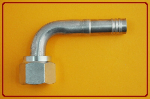 złącze serwisowe aluminiowe kątowe frezowane bez skuwki, 90°, rurka 12-12, o-ring, gwint 1 1/16"-14, złącza serwisowe do węży, naprawa układu klimatyzacji części.JPG