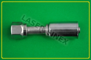 Złącze serwisowe aluminiowe żeńskie proste, o-ring, gwint 5/8"-18, 6-6, złącze do przewodów gumowych, części i narzędzia do klimatyzacji (ZS-258)