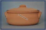 Garnek gliniany 4L , garnek gliniany z pokrywką 4L, garnek ceramiczny z pokrywką
