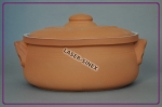 Garnek gliniany 4L , garnek gliniany z pokrywką 4L, garnek ceramiczny z pokrywką