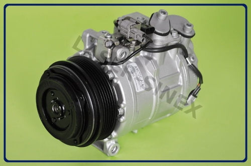 sprężarka klimatyzacji do MERCEDES-BENZ Sprinter 3.5-T (W906), Sprinter 4.6-T (W906), Sprinter 5-T (W906), regenerowany kompresor klimatyzacji DENSO 7SBU17C OEM A0032309011, 447280-7982, części do sprężarek klimatyzacji