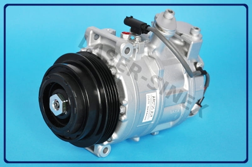 sprężarka klimatyzacji do MERCEDES-BENZ klasy C (W205, A205, C205), klasy G (W463), GLC (X253), klasy S (A217, C217), regenerowany kompresor DENSO 7SES17C OEM 447150-5800, 447150-7100, 447150-7101, części do naprawy klimatyzacji samochodowej