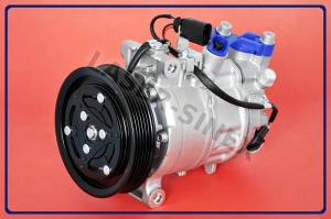 Kompresor do układu klimatyzacji AUDI Q3 1.5 35 TFSI Mild Hybrid (2019 - 2020), nowa sprężarka typu DENSO 6SAS14C, klimatyzacja części sklep (00-003)