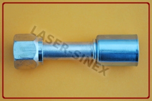 Złącze serwisowe aluminiowe żeńskie proste, o-ring, gwint 7/8"-14, 10-10, złącze proste do węży klimatyzacji, złącza serwisowe do naprawy przewodów klimatyzacji samochodowej (ZS-081)