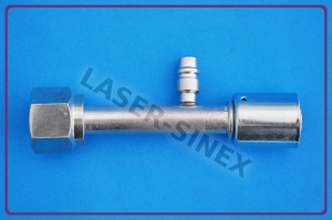 Złącze aluminiowe z portem serwisowym niskiego ciśnienia, żeńskie proste, o-ring, gwint 1 1/16"-14, 12-12, złączki zaciskowe do przewodów gumowych, części i narzędzia do naprawy klimatyzacji w samochodzie (ZS-086)