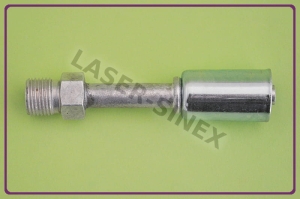 Złącze serwisowe aluminiowe męskie proste, gwint 5/8"-18, 6-6, złączki do przewodów gumowych, części i narzędzia do naprawy klimatyzacji (ZS-116)