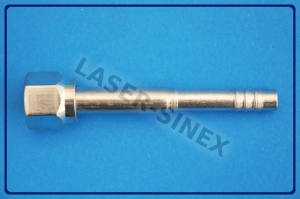 Złącze serwisowe aluminiowe proste frezowane bez skuwki, rurka 6-6, o-ring, gwint 5/8"-18, złącze serwisowe nakręcane, auto-klimatyzacja części sklep (ZS-138)