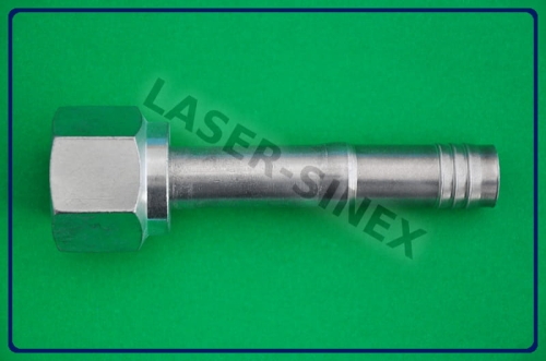 złącze serwisowe aluminiowe proste frezowane bez skuwki, rurka 12-12, o-ring, gwint 1 1/16"-14, złącza do węży gumowych, części do klimatyzacji Łódź