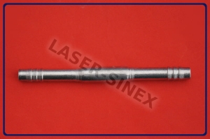 Złącze serwisowe przelotowe frezowane z aluminium, rurka 6-6, złącza do węży gumowych klimatyzacji, złącza i węże do klimatyzacji samochodowej (ZS-166)