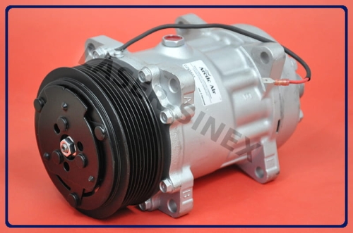 sprężarka klimatyzacji uniwersalnej SANDEN SD709, regenerowany kompresor SANDEN, części do klimatyzacji