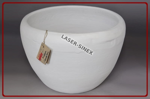 wielkie donice łódź, biała donica do ogrodu.JPG