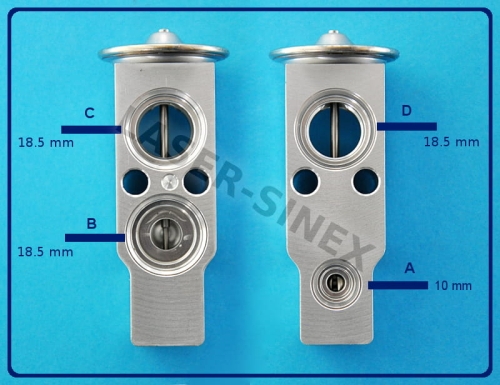 zawór rozprężny CATERPILLAR, ISUZU, DOOSAN, KOMATSU, NEW HOLLAND, zawory rozprężne do maszyn budowlanych 447500-1390, ND4475001390, 1300263, 84380621, E416200222, części do klimatyzacji w maszynach budowlanych i rolniczych