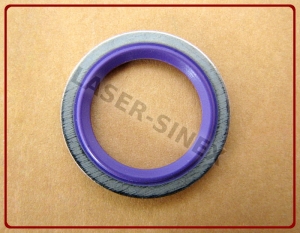 ORYGINALNA uszczelka metalowo - gumowa do klimatyzacji OPEL FIAT GM, WASHER - 15,4x23,7x1,3 - podkładka uszczelniająca, części i akcesoria do klimatyzacji samochodowej (WR-009-OEM)