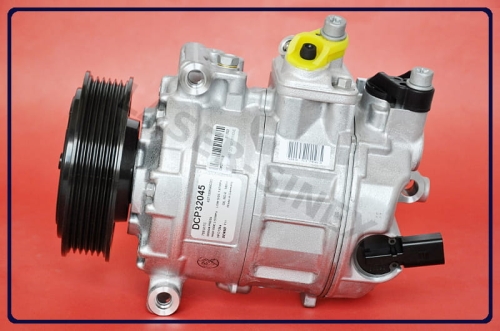 Oryginalny kompresor klimatyzacji samochodowej AUDI A3, SKODA Octavia II, VOLKSWAGEN Golf V, Passat C2, Touran - ORYGINALNA Sprężarka do klimatyzacji NIPPONDENSO 7SEU17C 1K0820803E, 1K0820803F, 1K0820803J