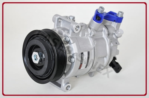 sprężarka klimatyzacji AUDI A7, A6 C7, Q7, A4 B9, A5 B9, nowy kompresor zamiennik DENSO 6SEU14C OEM: 4M0820803, 447150-5350, części i narzędzia do klimatyzacji