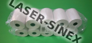 Rolki termiczne do kas - 57 x 20 opakowanie 10 sztuk ; rolki kasowe, do drukowania paragonów fiskalnych, kasy fiskalne akcesoria (1)