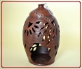 lataranka do ogrodu, lampion ceramiczny , ażurki na taras.JPG