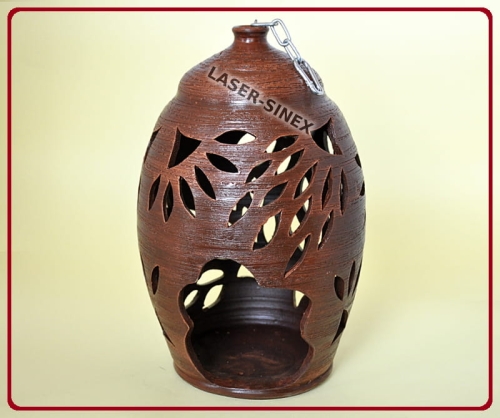 lataranka do ogrodu, lampion ceramiczny , ażurki na taras.JPG