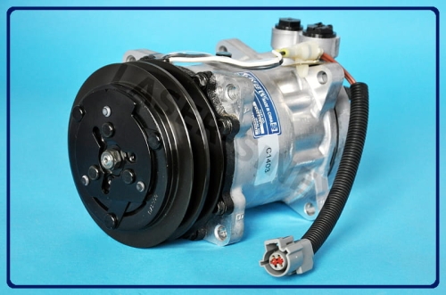sprężarka klimatyzacji samochodowej FORD serii L, regenerowany kompresor układu klimatyzacji SANDEN SD7H15 CO4469C, ABPN83304383, części do klimatyzacji w samochodach amerykańskich