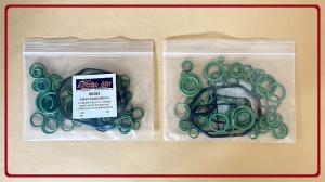 Zestaw uszczelniający do samochodów azjatyckich, zestaw oringów do klimatyzacji samochodowej, komplet uszczelek klimatyzacji w samochodzie, uszczelnianie klimatyzacji, części serwisowe auto-klimatyzacji (ZU-140)