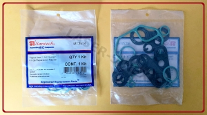 Zestaw o-ringów z podkładkami metalowo-teflonowymi i uszczelkami do klimatyzacji CHRYSLER, DODGE, PLYMOUTH, oringi do układów klimatyzacji, zestawy uszczelniające do klimatyzacji w samochodach amerykańskich ( ZU-071 )