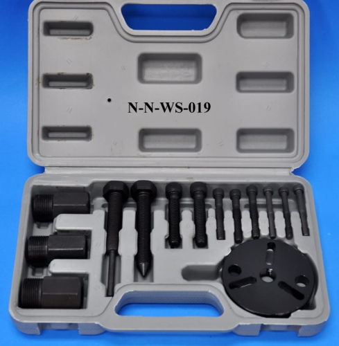 uniwersalny zestaw ściągaczy do sprzęgieł, demontaż sprzęgła klimatyzacji, wymiana sprzęgła klimatyzacji 