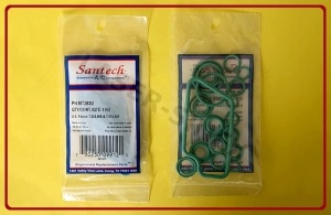 Zestaw oringów i uszczelka pod głowicę kompresora do klimatyzacji LAND ROVER, MERCEDES-BENZ, PORSCHE, zestaw uszczelniający do klimatyzacji, komplet uszczelek do układu auto-klimatyzacji (ZU-108)