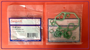 Zestaw oringów oraz uszczelka pod głowicę kompresora klimatyzacji MERCEDES-BENZ, zestaw uszczelniający do klimatyzacji samochodowej, zestaw uszczelnień auto-klimatyzacji, części do kompresorów klimatyzacji (ZU-109)